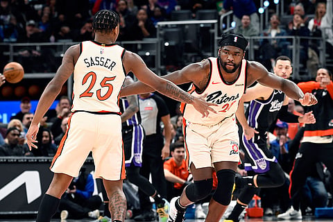 NBA Basketball: Sacramento Kings vs Detroit Pistons