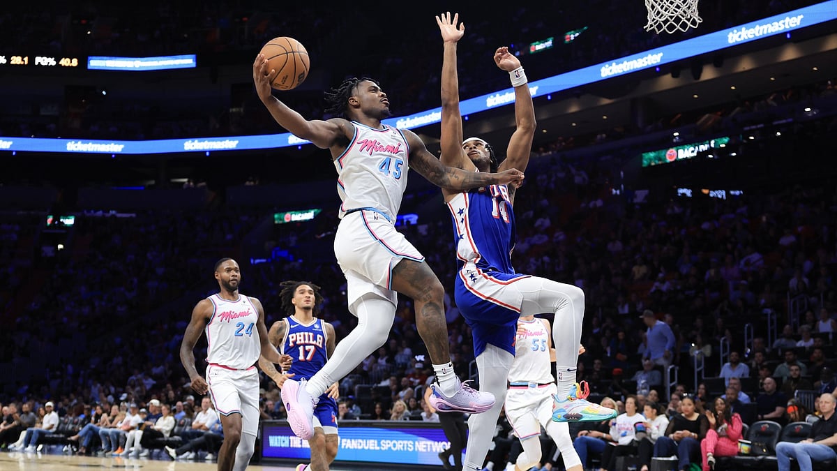 File : Miami Heat against Philadelphia 76ers.