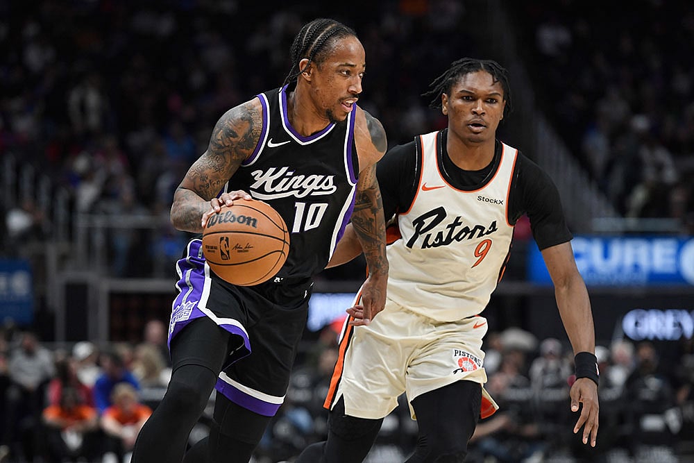 NBA Basketball: Sacramento Kings vs Detroit Pistons