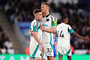 | Photo: Mike Egerton/PA via AP : EPL: Leicester City vs Newcastle United