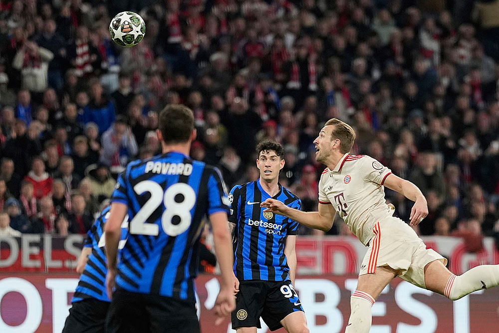 Champions League quarterfinals first leg soccer match: Inter Milan vs Bayern Munich