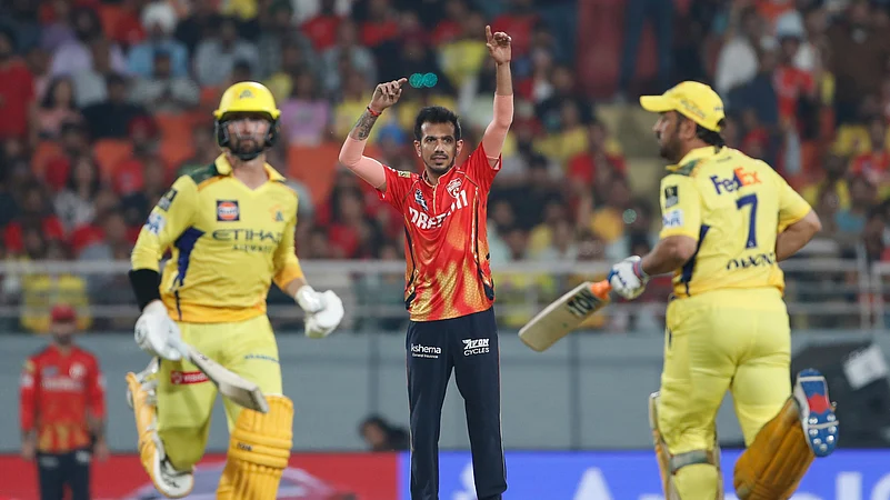 Yuzvendra Chahal Punjab Kings vs Chennai Super Kings IPL 2025 Mohali AP Photo