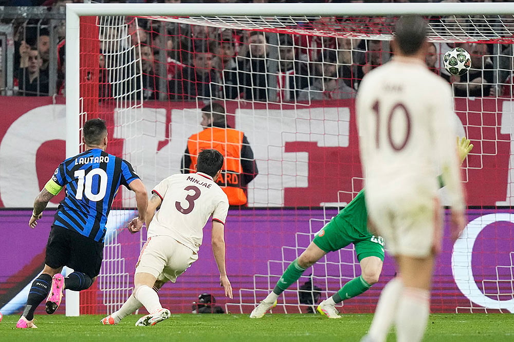 Champions League quarterfinals first leg soccer match: Bayern Munich vs Inter Milan
