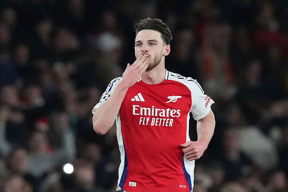 Declan Rice UEFA Champions League: Arsenal Vs Real Madrid