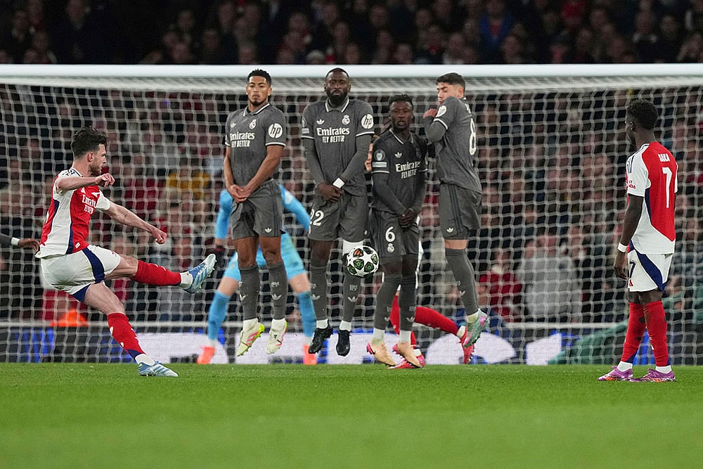 Britain Soccer Champions League: Real Madrid vs Arsenal