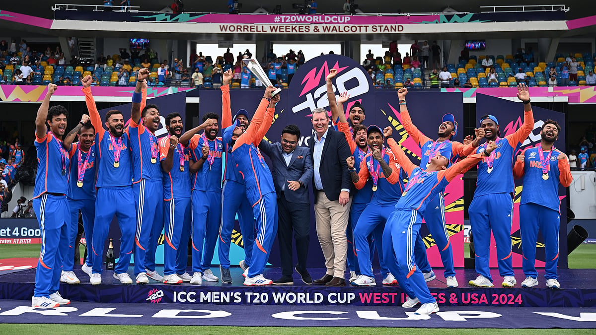 indian cricket team wins world cup 2024 X bcci
