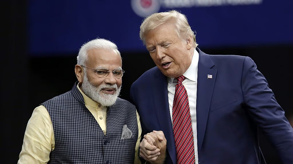 AP : PM Modi with US President Donald Trump 