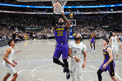NBA Basketball: Los Angeles Lakers vs Dallas Mavericks