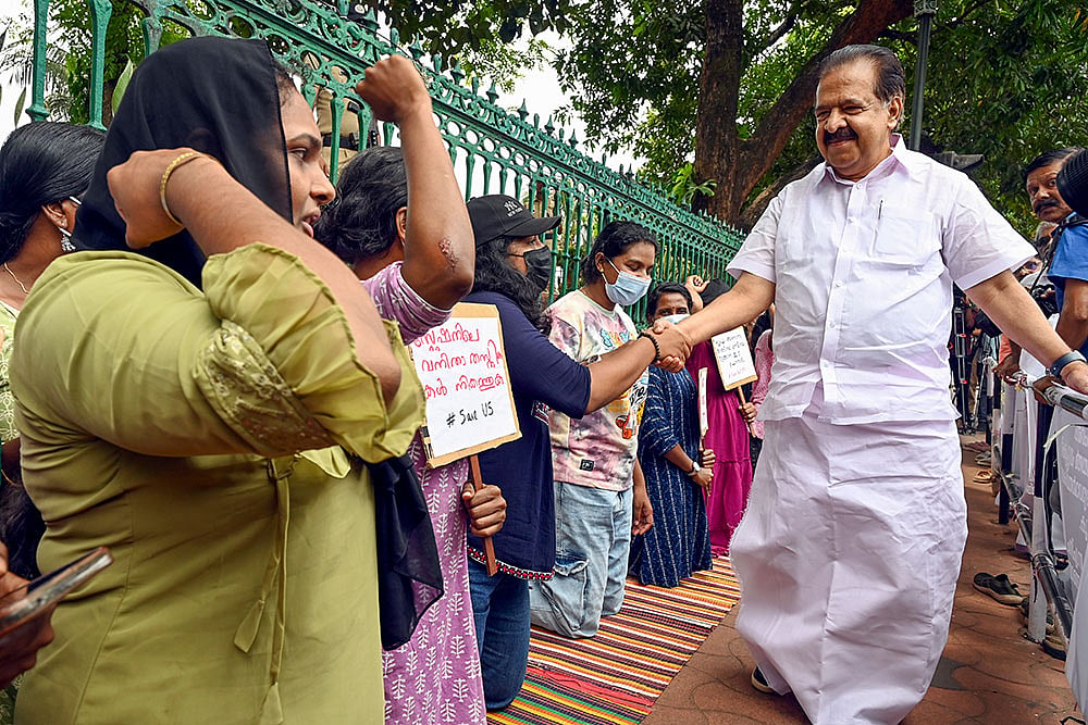 Women Civil Police Officer (CPO) rank list holders protest