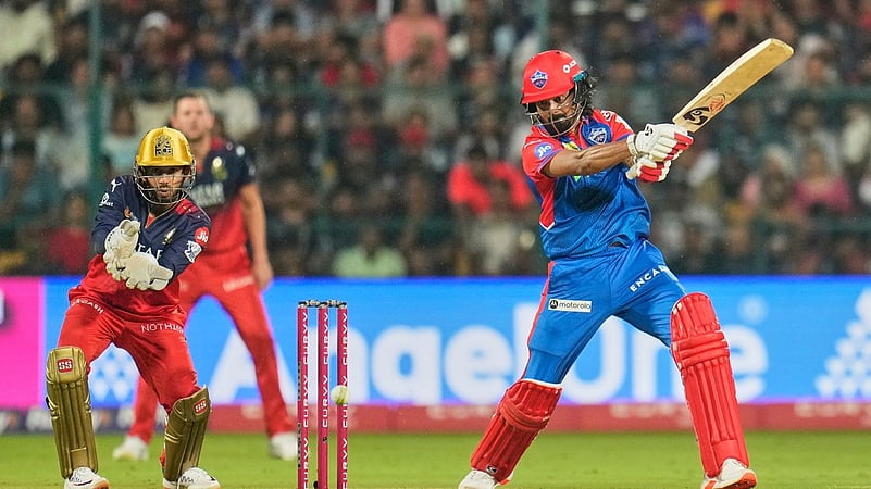 Delhi Capitals KL Rahul against Royal Challengers Bengaluru