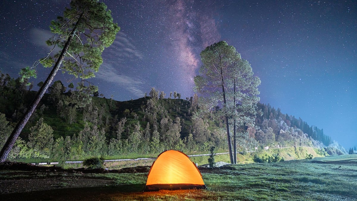 Camping in Mountains