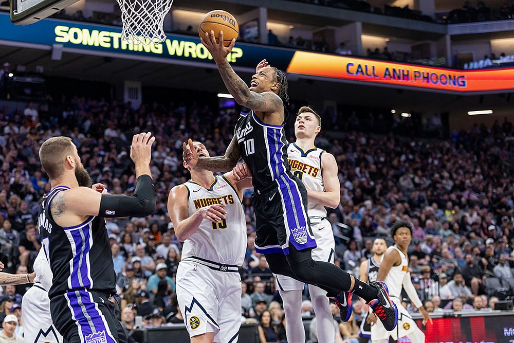 NBA Basketball Game: Denver Nuggets vs Sacramento Kings