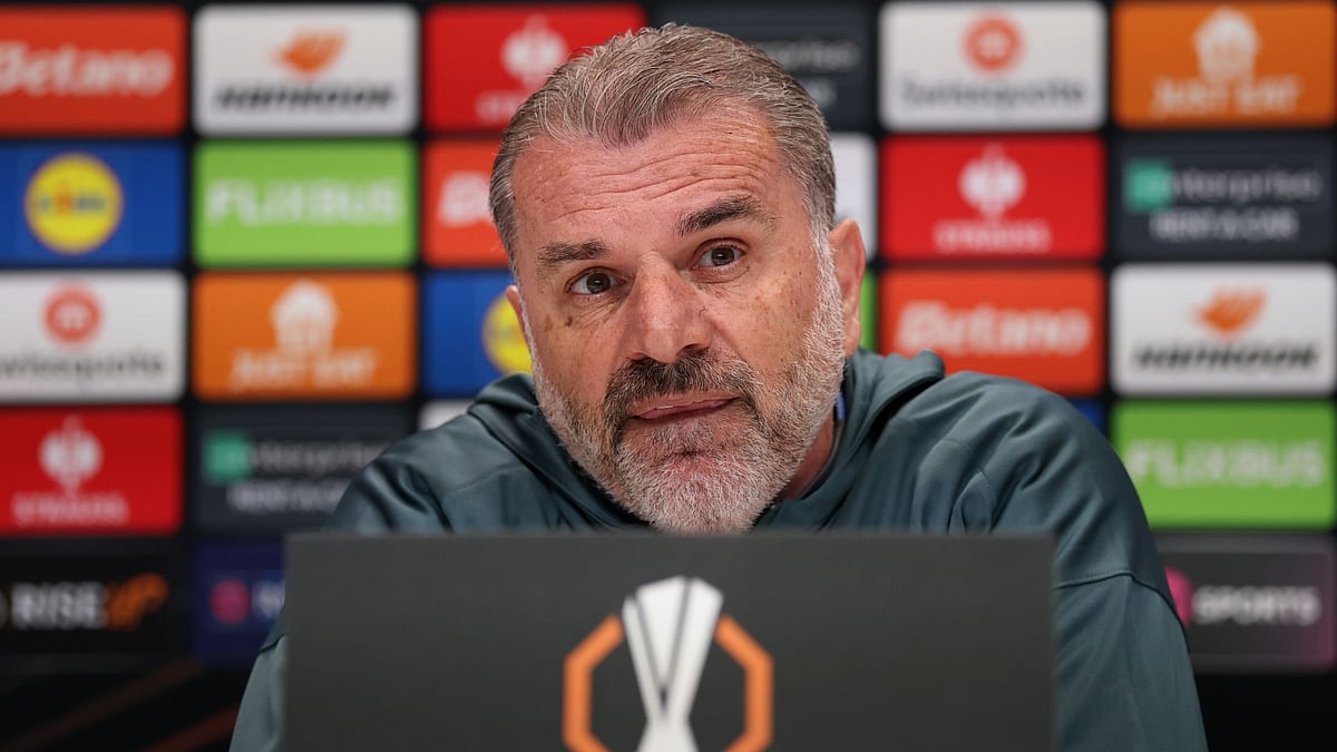 Postecoglou addresses the media