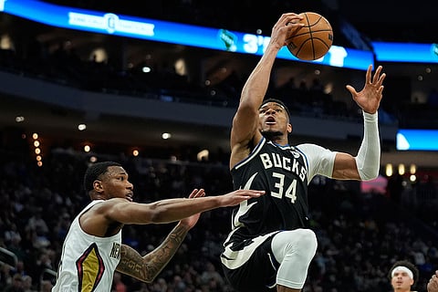 NBA Basketball: New Orleans Pelicans vs Milwaukee Bucks