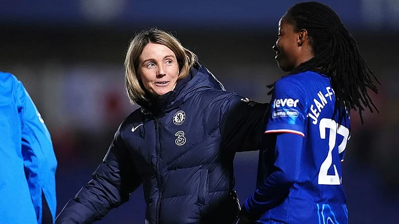 Britain Soccer Womens League Cup Semi-Final Chelsea and West Ham United match: Sonia Bompastor