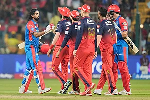 | Photo: AP/Aijaz Rahi : Indian Premiere League 2025: Royal Challengers Bengaluru vs Delhi Capitals