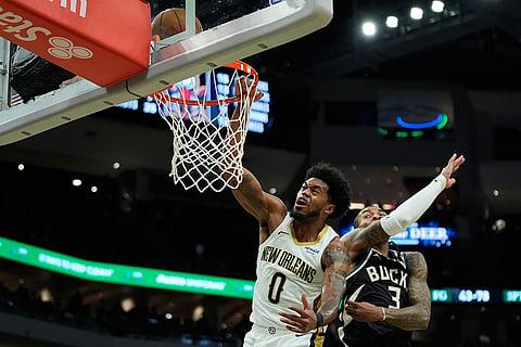 Bucks Pelicans Basketball
