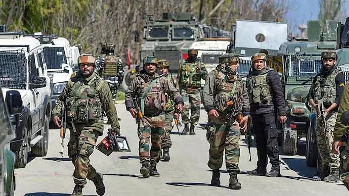 PTI : Security forces in Jammu (Representational Image)