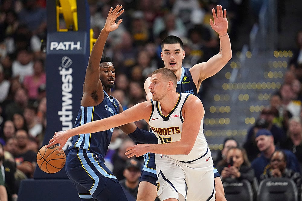 NBA Basketball 2024-25 Denver Nuggets vs Memphis Grizzlies: Nikola Jokic