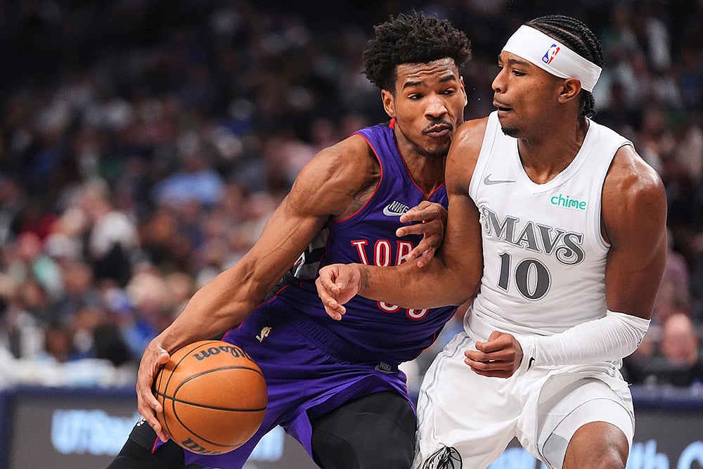 NBA Basketball 2024-25 Dallas Mavericks vs Toronto Raptors: 