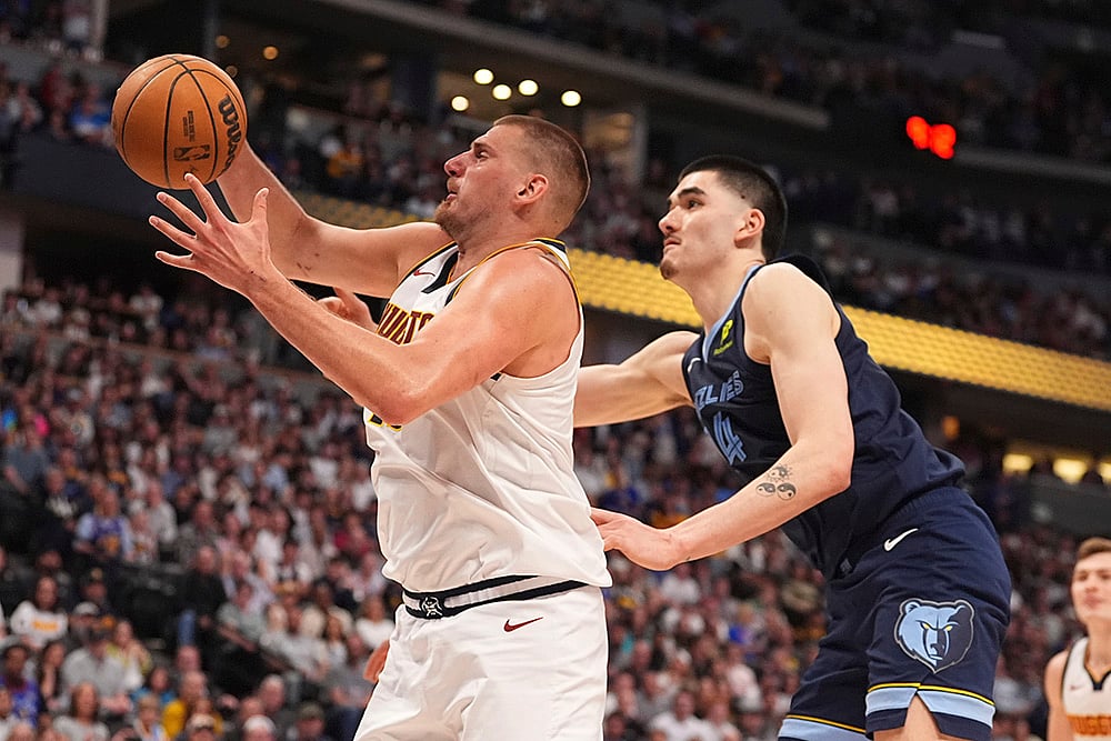 NBA Basketball 2024-25 Denver Nuggets vs Memphis Grizzlies: Nikola Jokic