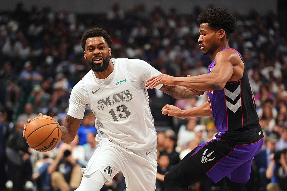 NBA Basketball 2024-25 Dallas Mavericks vs Toronto Raptors: Naji Marshall 