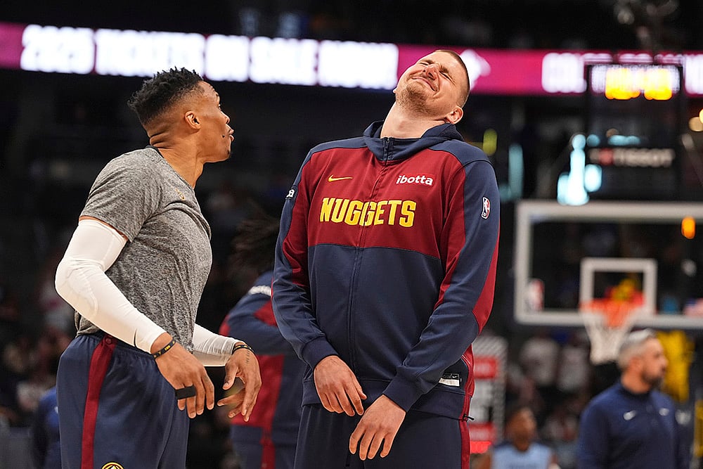 NBA Basketball 2024-25 Denver Nuggets vs Memphis Grizzlies: Russell Westbrook