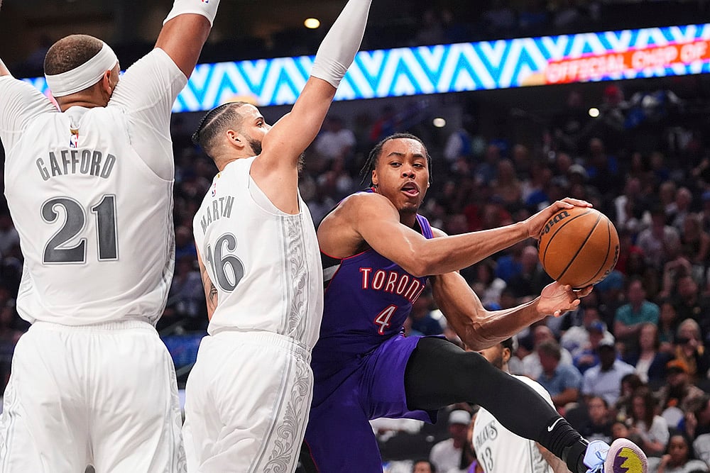 NBA Basketball 2024-25 Dallas Mavericks vs Toronto Raptors: Scottie Barnes