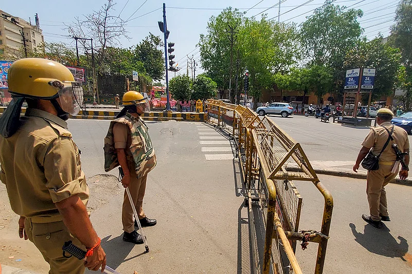 Security deployment near Sumans residence
