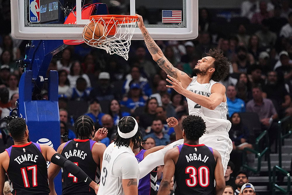 NBA Basketball 2024-25 Dallas Mavericks vs Toronto Raptors: Dereck Lively II