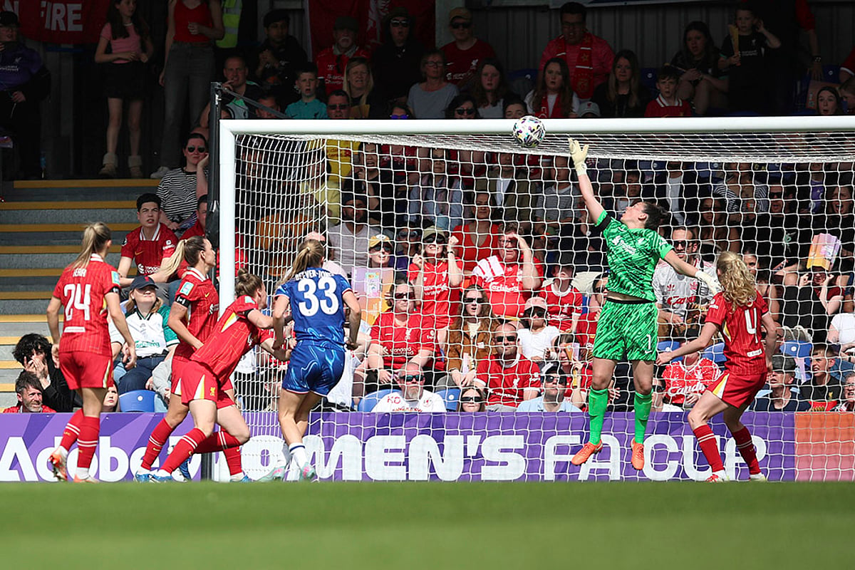 Britain Soccer Women's FA Cup Chelsea FC and Liverpool FC: Aggie Beever-Jones