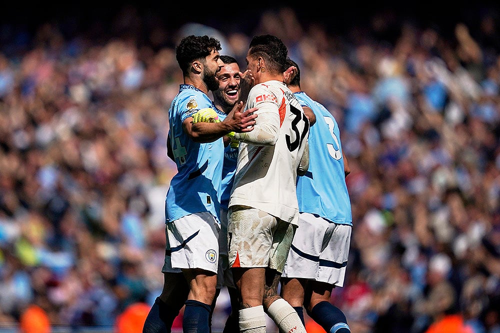 Britain Soccer Premier League Man City vs Crystal Palace: 1