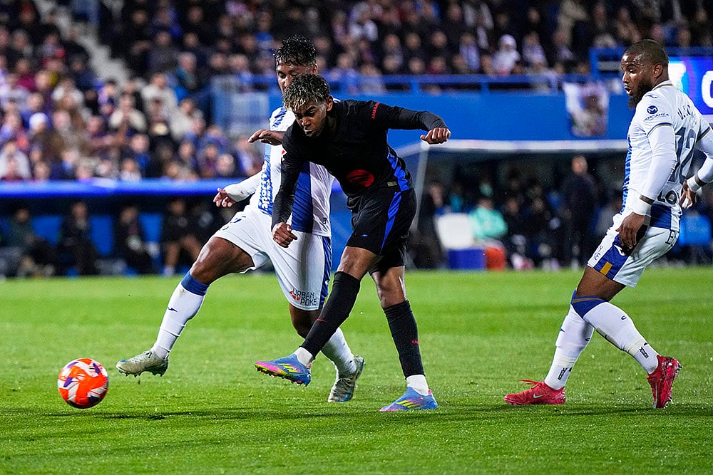 Spain Soccer La Liga 2024-25 CD Leganes vs Barcelona:  Lamine Yamal