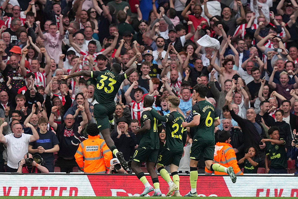 Britain Soccer Premier League Arsenal vs Brentford: Yoane Wissa