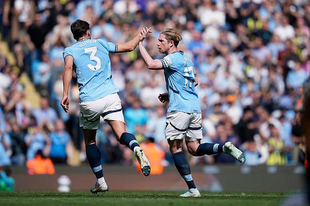 Britain Soccer Premier League Man City vs Crystal Palace: Kevin De Bruyne