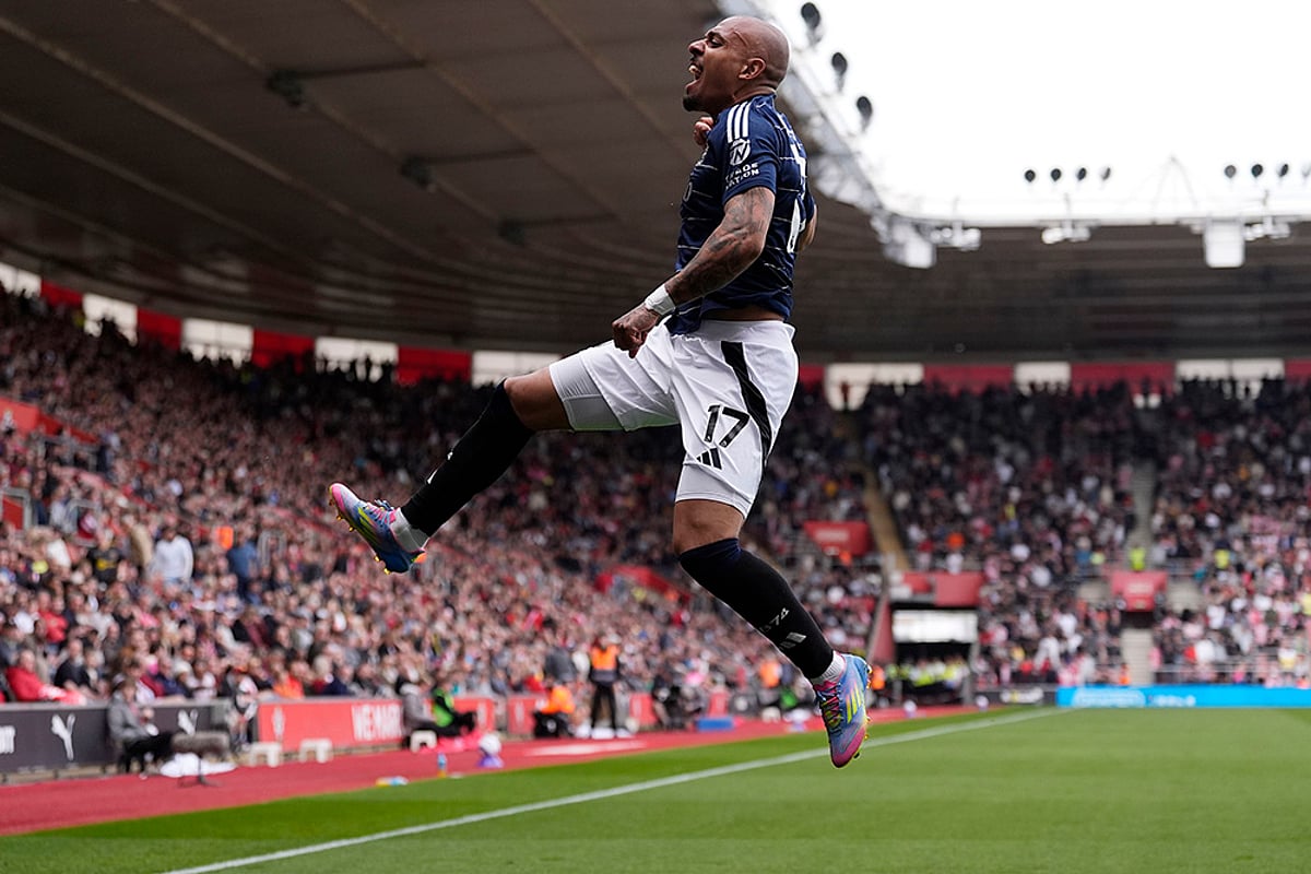 Britain Soccer Premier League Southampton vs Aston Villa: Donyell Malen