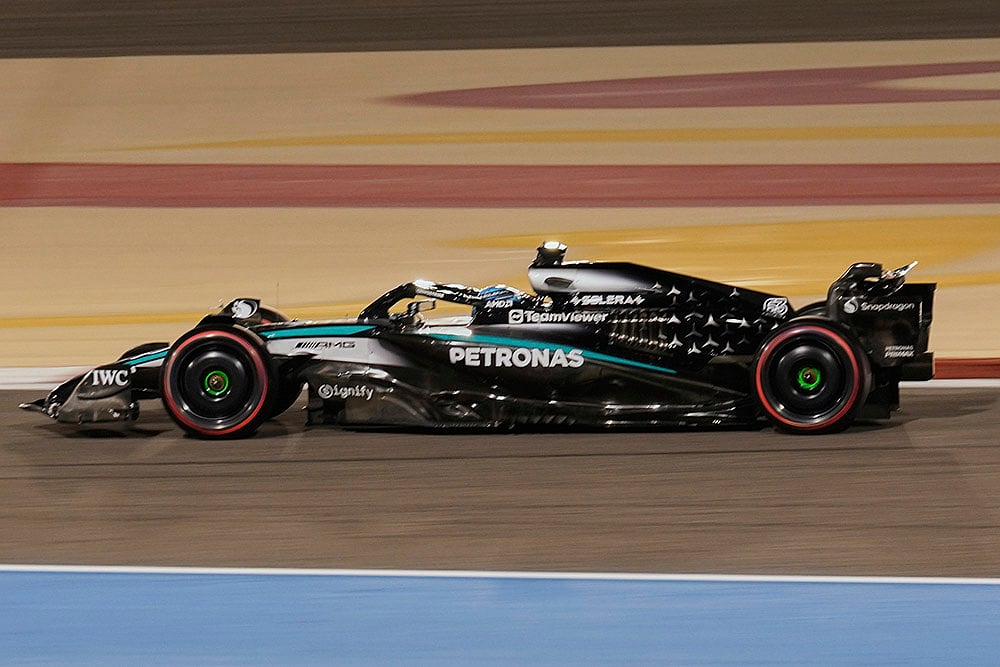Bahrain F1 GP Auto Racing Qualifying: George Russell