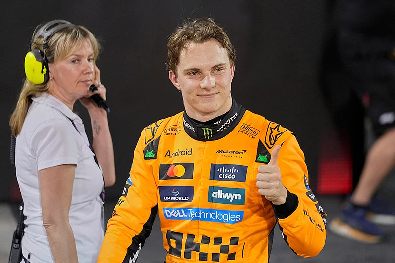 Bahrain F1 GP Auto Racing Qualifying: Oscar Piastri