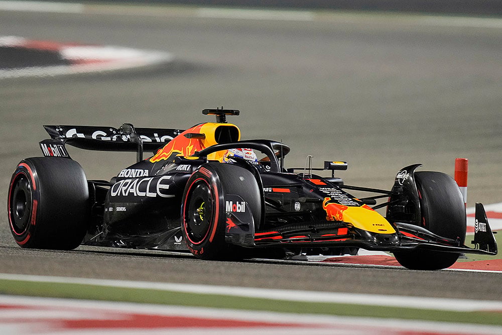 Bahrain F1 GP Auto Racing Qualifying: Max Verstappen