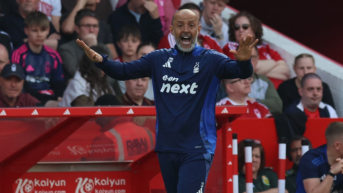 Nuno Espirito Santo during Saturday's loss to Everton