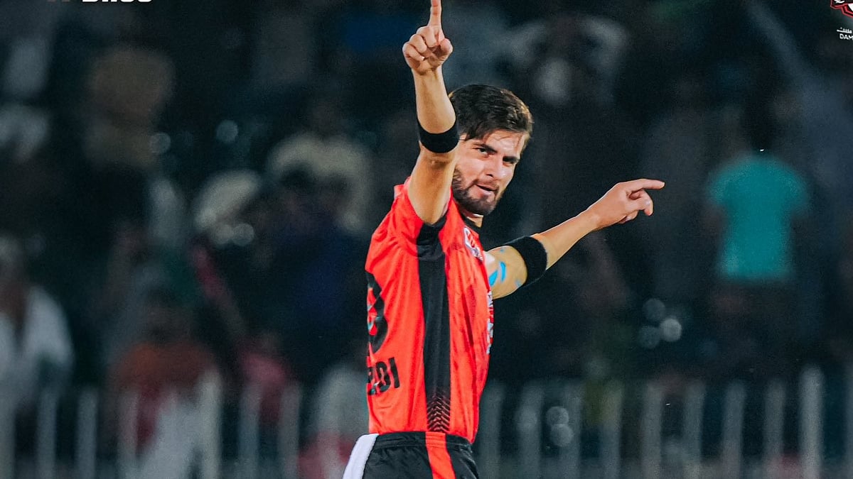 X/lahoreqalandars : Shaheen Shah Afridi.