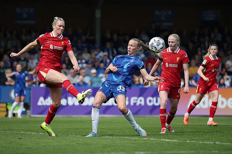 Britain Soccer Womens FA Cup Chelsea FC and Liverpool FC: Gemma Bonner