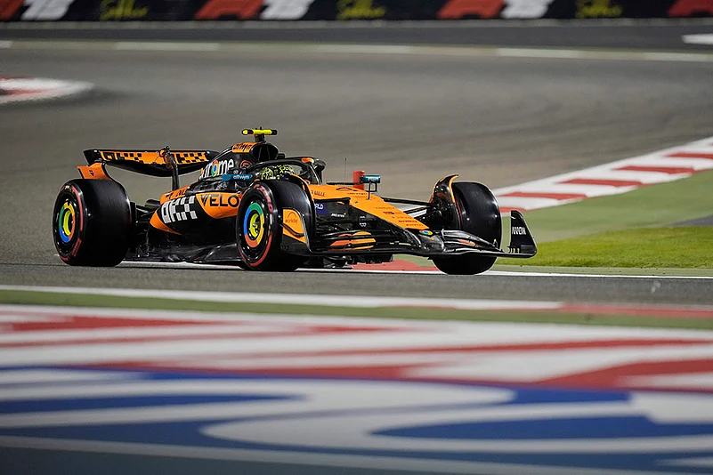 Bahrain F1 GP Auto Racing Qualifying: Lando Norris