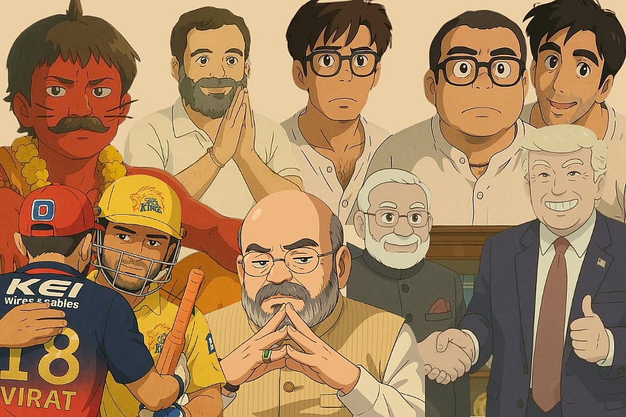 | Collated by: Sushmita Barik, Credits: X | : Social media is flooded with AI-generated “Ghiblified” portraits