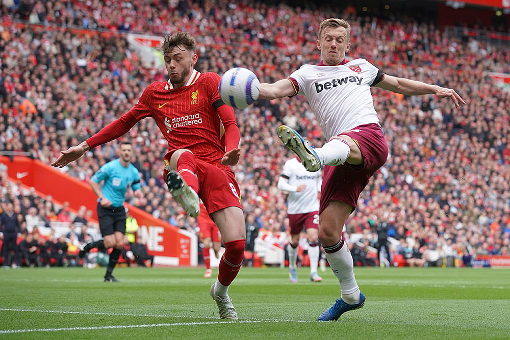 Britain Soccer Premier League Liverpool vs West Ham United: James Ward-Prowse
