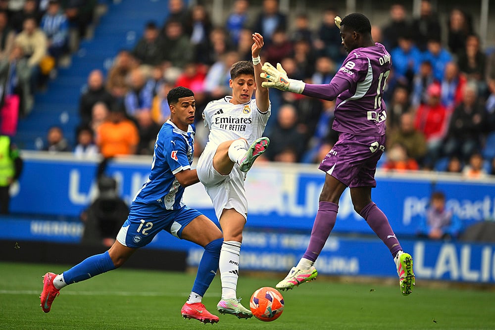 Spain Soccer La Liga Deportivo Alaves vs Real Madrid: Arda Guler