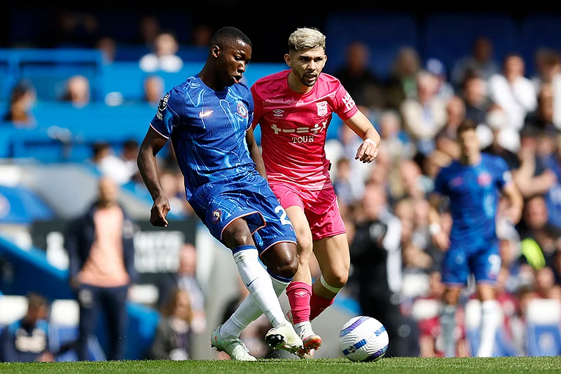 Britain Soccer Premier League Chelsea vs Ipswich Town: Moises Caicedo
