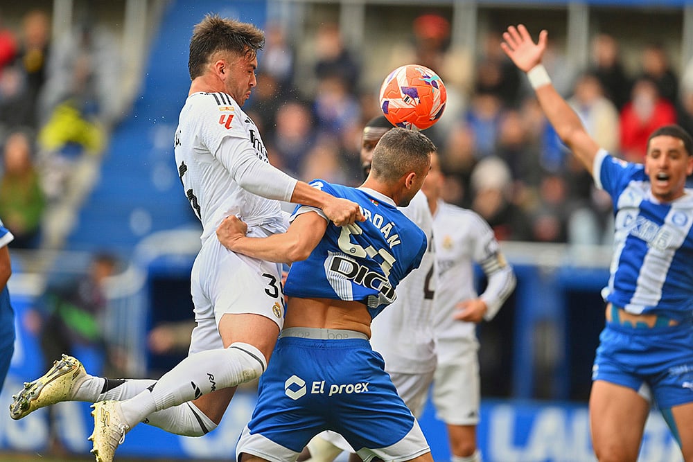 Spain Soccer La Liga Deportivo Alaves vs Real Madrid: Raul Asencio