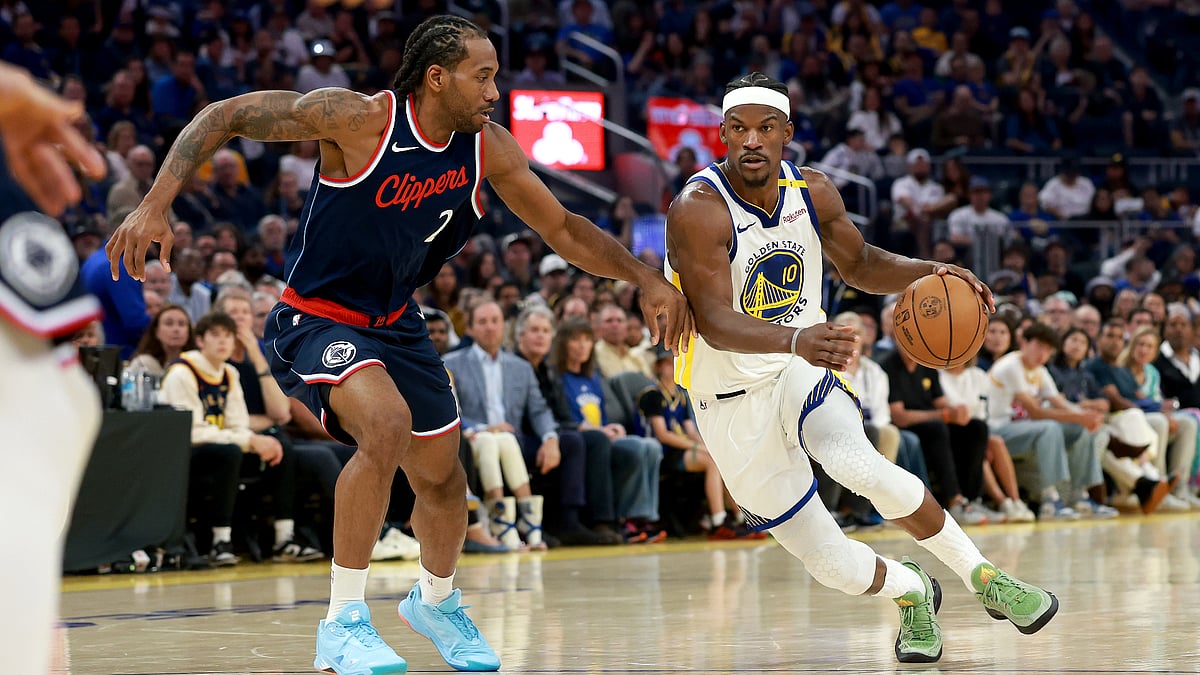Jimmy Butler in action against the Los Angeles Clippers