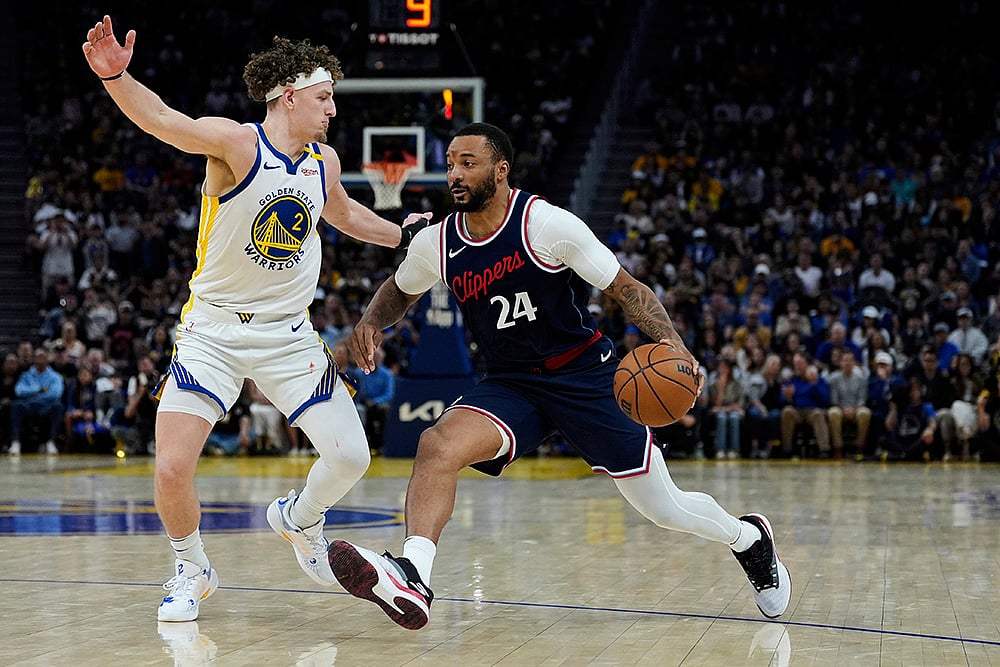 NBA Basketball 2024-25 Los Angeles Clippers vs Golden State Warriors: Norman Powell